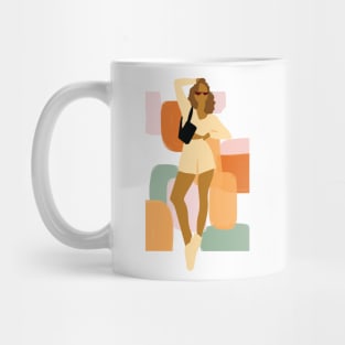 Portrait of Fashion Girl Posing | Passion Mug